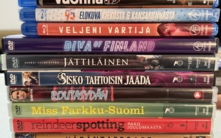 NÄTTI SUOMI DVD / Blu-ray PAKETTI *** 17 kpl ***