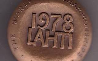 LAHTI: MM-kisamitali 1978 (Raimo Heino)