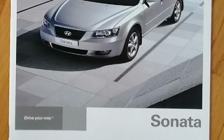 2007 Hyundai Sonata esite - KUIN UUSI - 24 sivua - suom