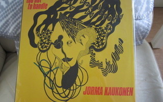 Jorma Kaukonen LP USA 1985 Too Hot To Handle + nimmarit
