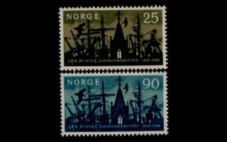 Norja 519-20 ** Merimieslähetys 100v (1964)