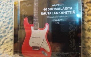 40 SUOMALAISTA RAUTALANKAHITTIÄ 2xCD *UUSI!*