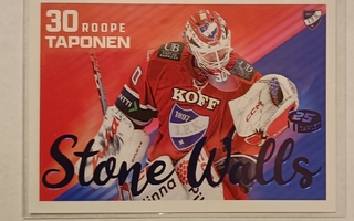 2023-24 Cardset Stone Walls Blue Roope Taponen, HIFK /500