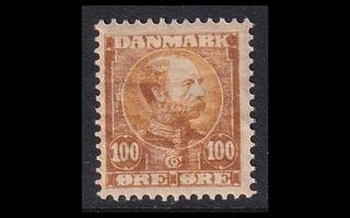 Tanska 52 ** Christian IX 100 öre (1905)