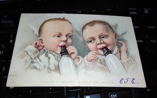 Vauvat Vaavat Tuttipullot Taide v.1907 PK48