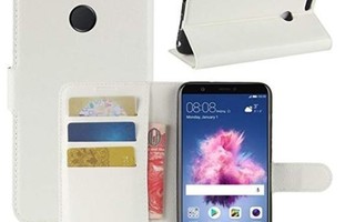 Huawei P Smart - Valkoinen lompakko - suojakuori #24691