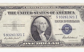 Seteli USA 2 dollaria v. 1935F Blue seal