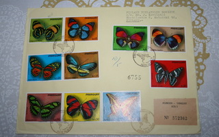 Paraguay postimerkki perhoset