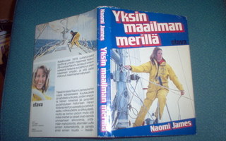 Naomi James: Yksin maailman merillä (1.p.1979) Sis.postikulu