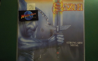 SAXON - STRONG ARM METAL EX/EX GER -80 1ST PRESS LP