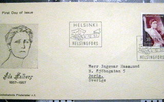 FDC.Ida Aalberg 4.12.57 Jakobstar filetalister (97)