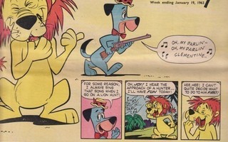 HUCKLEBERRY HOUND WEEKLY january 19 ja 26 1963