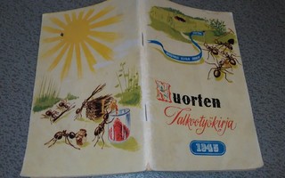Nuorten Talkootyökirja 1945 Muurahais merkkeineen PK450/20