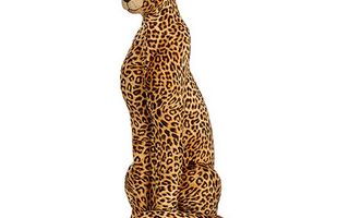 Koristehahmo Ruskea Leopardi 38 x 98 x 35 cm Kul
