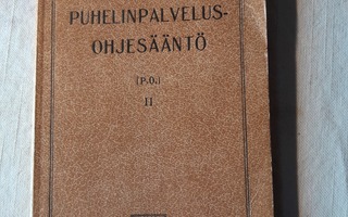 puhelinpalvelusohjesääntö