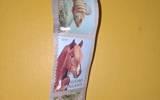 Käytetyt postimerkit Suomi Finland 2019 neljä kappaletta