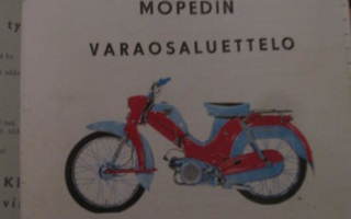 Tunturi mopon vm 1968 varaosaluettelo