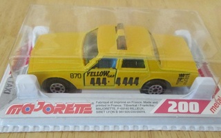 Chevrolet Impala Yellow Cab Taxi 1987 Majorette 213 1:69