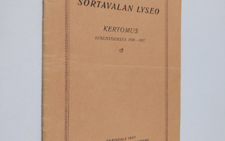 Sortavalan lyseo : kertomus lukuvuodelta 1926-1927