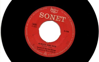 LENNE & THE LEE KINGS: Always And Ever / Stop The Music  7"