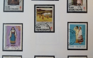 1973 Suomi postimerkki 9 kpl