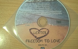 Lexter - Freedom To Love CDS