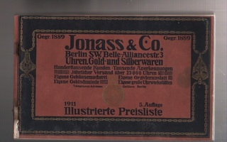 Saksalainen hintaluettelo 1911, Jonass & Co., 652 s., kuvite
