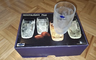 Nuutajärvi Pionisarjan juomalasit 4 kpl