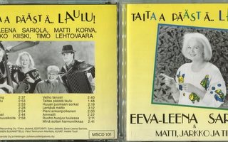 EEVA-LEENA SARIOLA . CD-LEVY . TAITAA PÄÄSTÄ .... LAULU