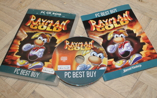 RAYMAN Gold versio 1997 PC peli CD-ROM vintage Designer