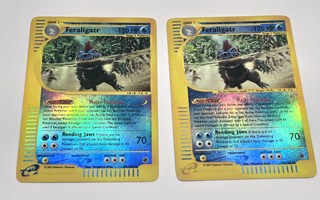 Pokemon - 2kpl Feraligatr reverse holo (Expedition Base Set)