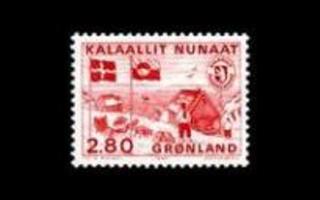 Grönlanti 163 ** Itsenäinen Grönlannin posti (1986)