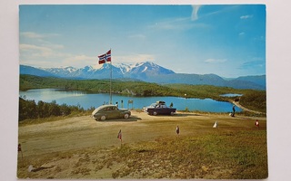 Vanha norjalainen postikortti – Korgfjellet (60-luku)