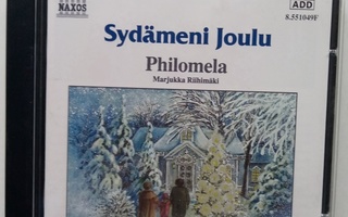 CD SYDÄMENI JOULU -Philomela, Marjukka  Riihimäki (Sis,pk:t)
