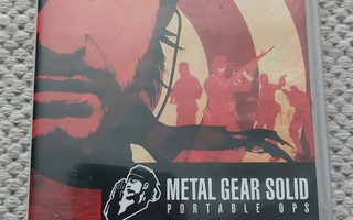 Metal Gear Solid Portable Ops - PSP
