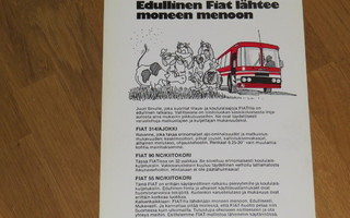 1973 Fiat linja-auto esite - suom - bussi