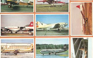 ilmailu JENKKI v. 1974: 57+0 kpl purkkakuvia