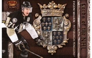 EVGENI MALKIN Penguins 10-11 Crown Royale Lord Of The NHL #7