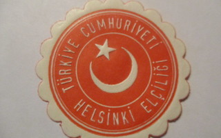 VANHA SINETTI - TURKYE CUMHURIYETI HELSINKI (AB5)