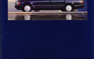 Mercedes-Benz E-sarja -esite, 1989