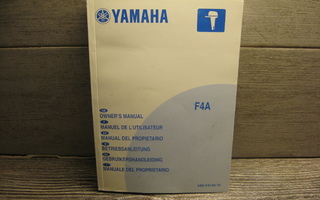 Yamaha Perämoottori F4A owners manual