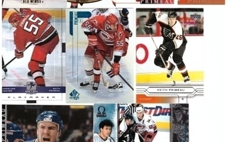 10 x KEITH PRIMEAU Red Wings, Flyers, Hurricanes