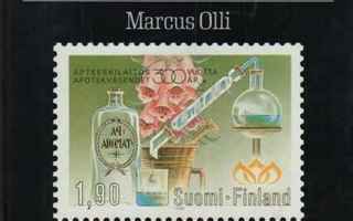 Olli, Marcus: Farmasia postimerkeissä ,Suomen ap.liitto 1989