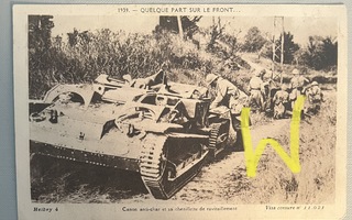 Postikortti 1939 Canon anti-char… Ranska