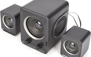 Uusi ednet Mini Sub-Woofer 2.1 kaiuttimet