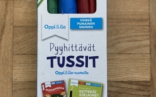 Oppi ja ilo pyyhittävät tussit