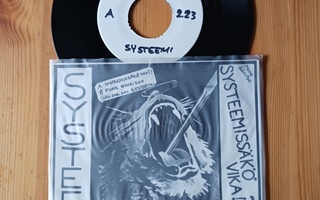 Systeemi – Systeemissäkö Vika?! 7" ps orig 1980 Punk