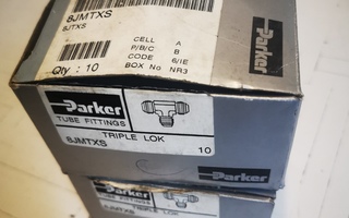 Parker 8JMTXS " 6/IE " hydrauliikka liittimiä