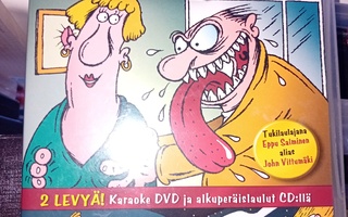 Dvd + CD: Juha Watt Vainio: Pahojen poikien lauluja karaoke