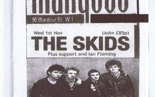 THE SKIDS live at the marquee london 1.11.1978